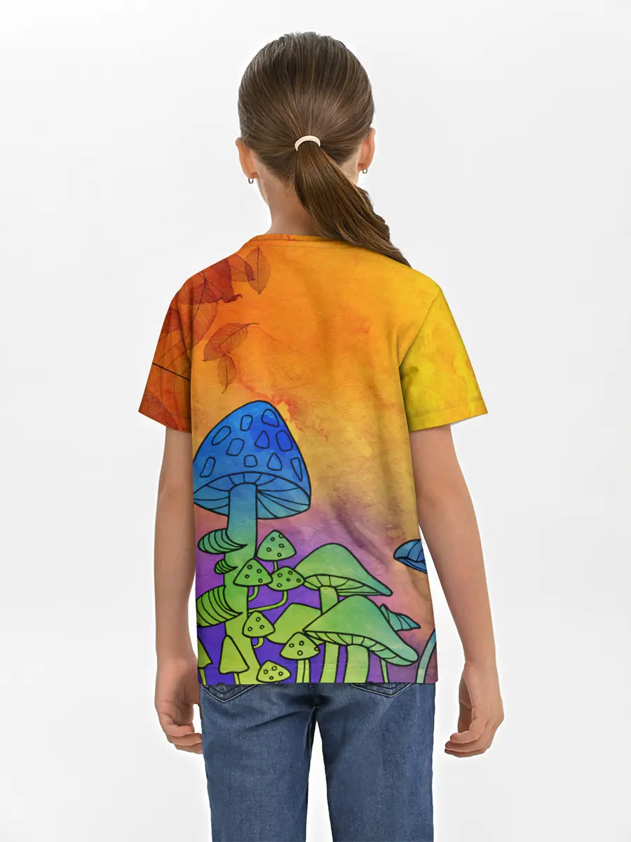 Детская базовая футболка / Заколдованный лес