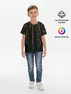 Детская базовая футболка / Золотой глиттер
