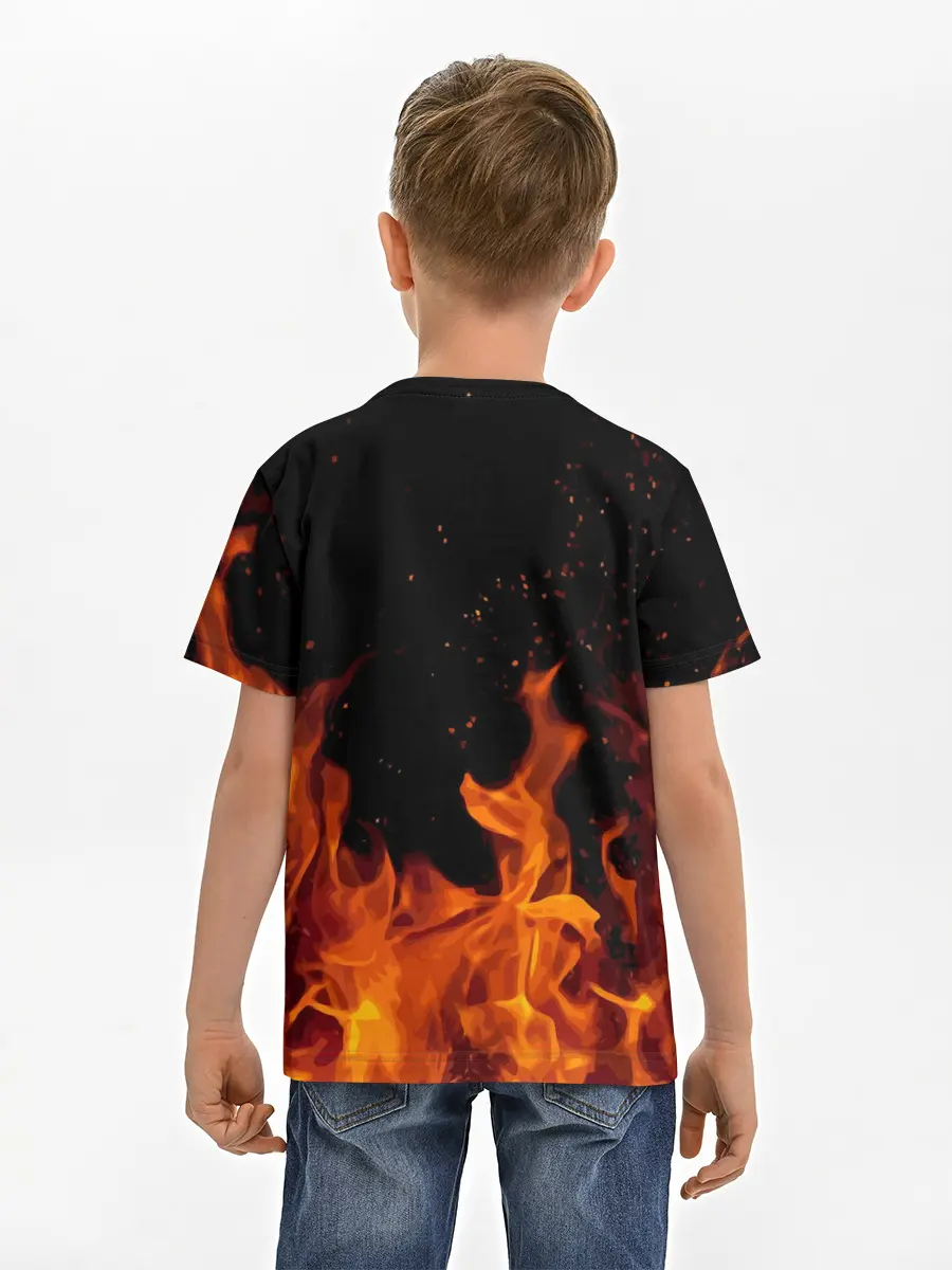 Детская базовая футболка / СЕКТОР ГАЗА FIRE