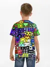 Детская базовая футболка / GEOMETRY DASH ВСЕ СКИНЫ