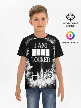 Детская базовая футболка / I AM LOCKED