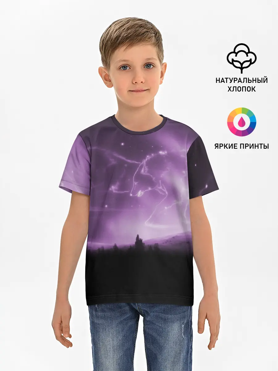 Детская базовая футболка / ВОЛКИ СОЗВЕЗДИЯ