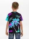 Детская базовая футболка / Неоновое лето