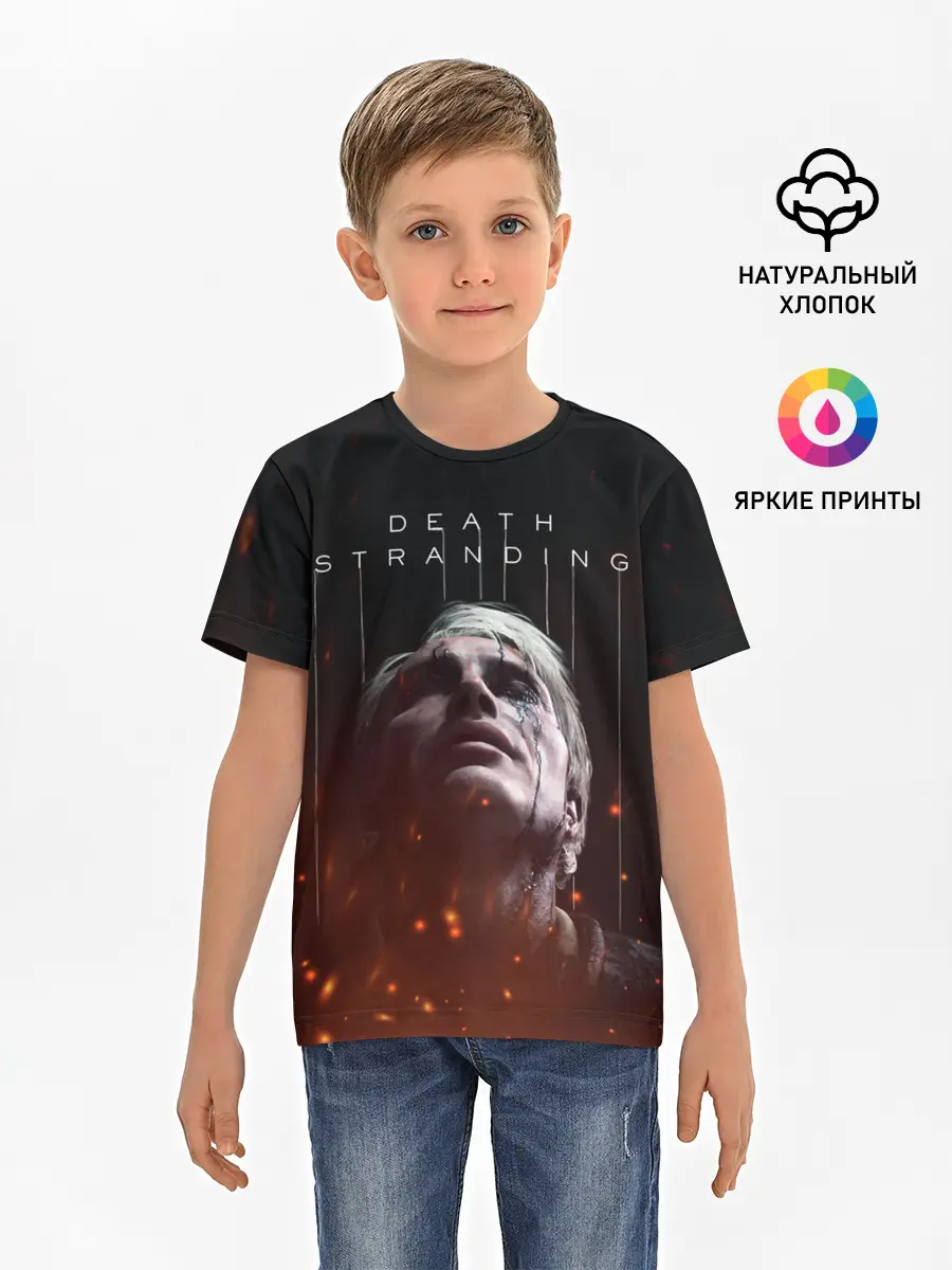 Детская базовая футболка / DEATH STRANDING - Cliff