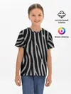 Детская базовая футболка / Zebra Camouflage