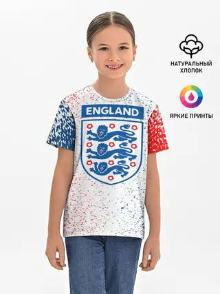Детская базовая футболка / Сборная Англии