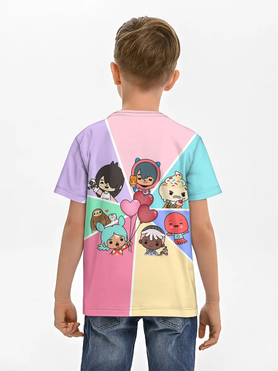 Детская базовая футболка / TOCA BOCA WORLD HEROES / ТОКА БОКА