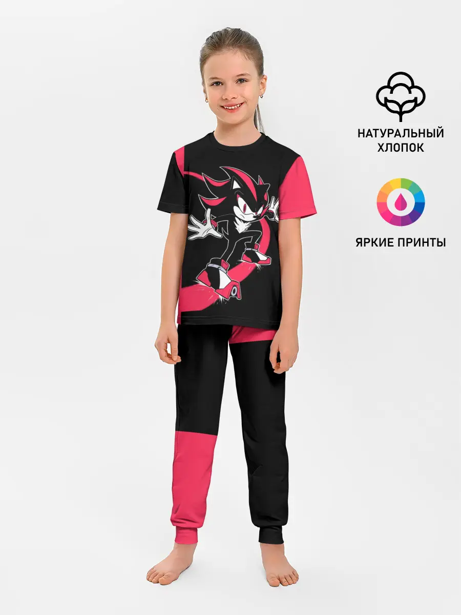 Детская пижама с брюками / SONIC X | DARK SONIC