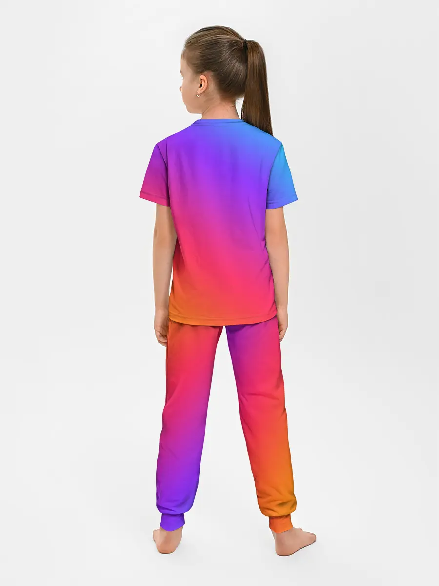 Детская пижама с брюками / Градиент