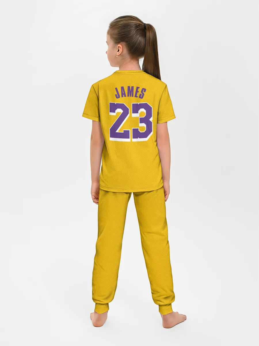Детская пижама с брюками / James 18-19 LA Lakers home