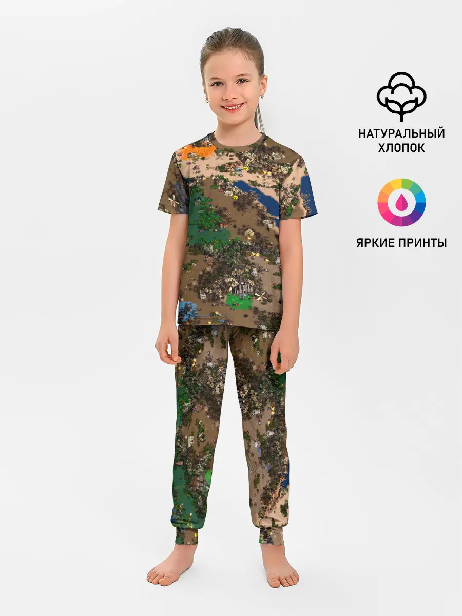 Детская пижама с брюками / Heroes style HD