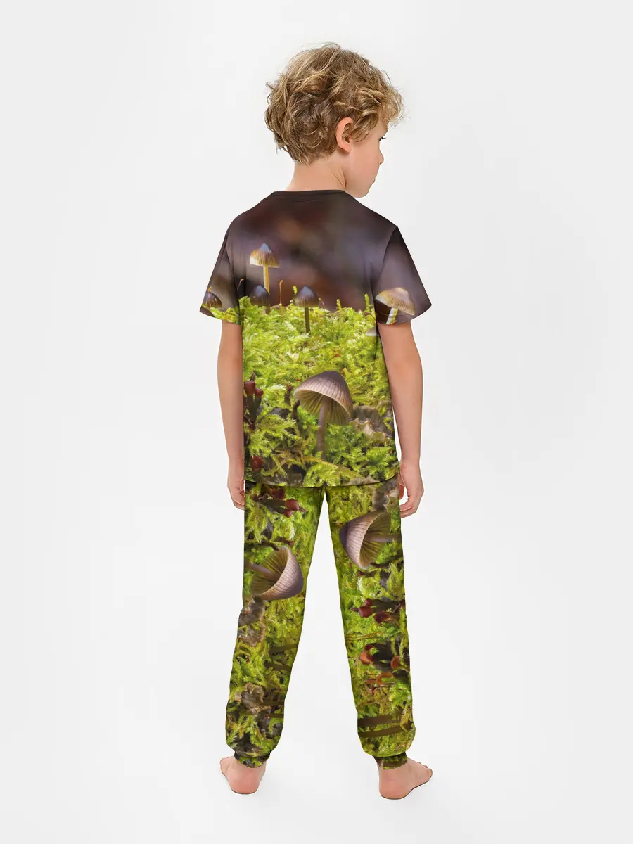 Детская пижама с брюками / Мох