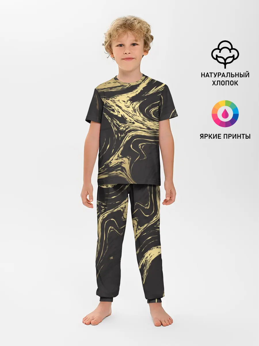Детская пижама с брюками / Золотые реки