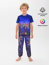 Детская пижама с брюками / Сказочный город