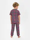 Детская пижама с брюками / Африканский цветочный узор