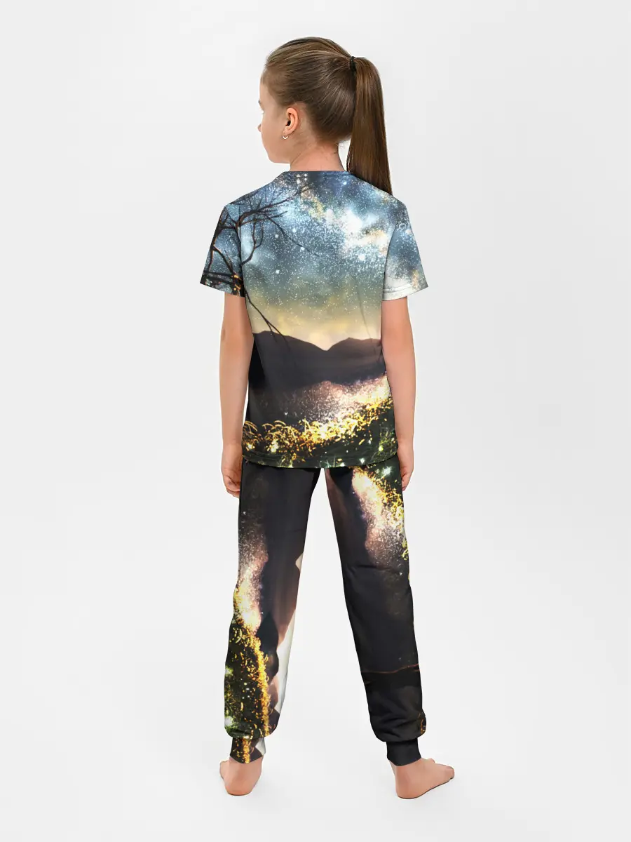 Детская пижама с брюками / Ночь в горах