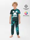 Детская пижама с брюками / Матвей в стиле Minecraft