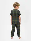 Детская пижама с брюками / Шотландская клетка, тартан