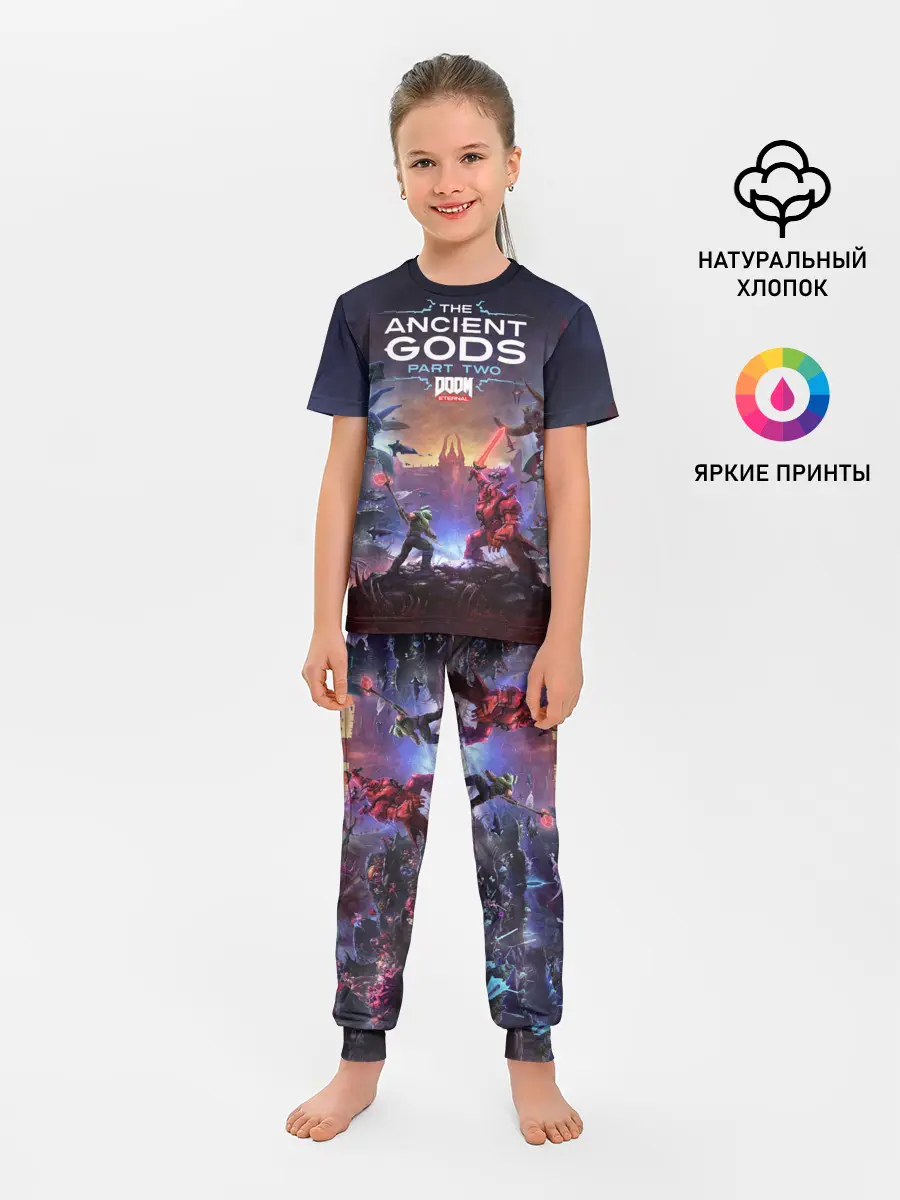 Детская пижама с брюками / DOOM Eternal: The Ancient Gods