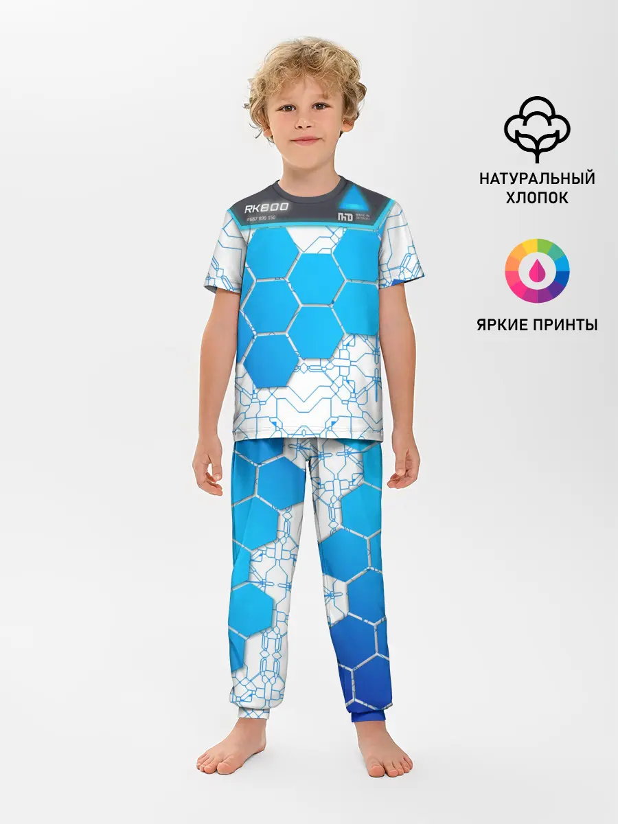 Детская пижама с брюками / Detroit: become human RK800