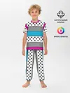 Детская пижама с брюками / Молодежный современный узор