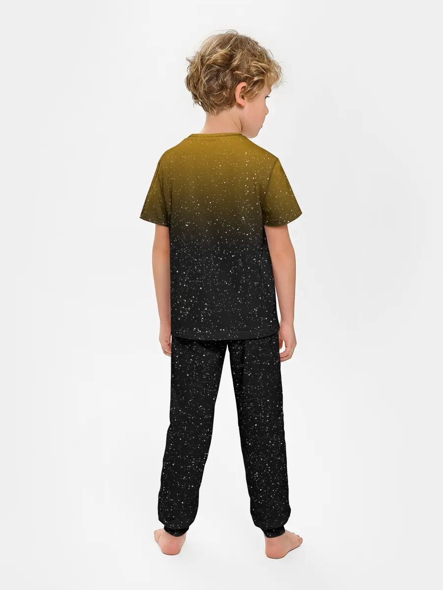 Детская пижама с брюками / ЕНОТ АСТРОНАВТ | ЛУННЫЙ ЕНОТ