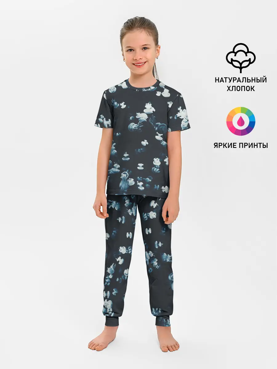 Детская пижама с брюками / Медузы