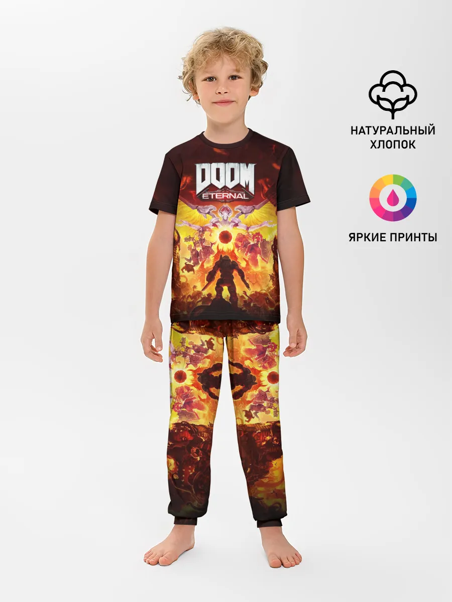 Детская пижама с брюками / DOOM Eternal