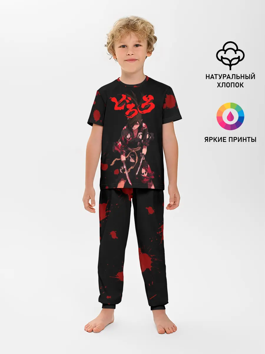 Детская пижама с брюками / Дороро