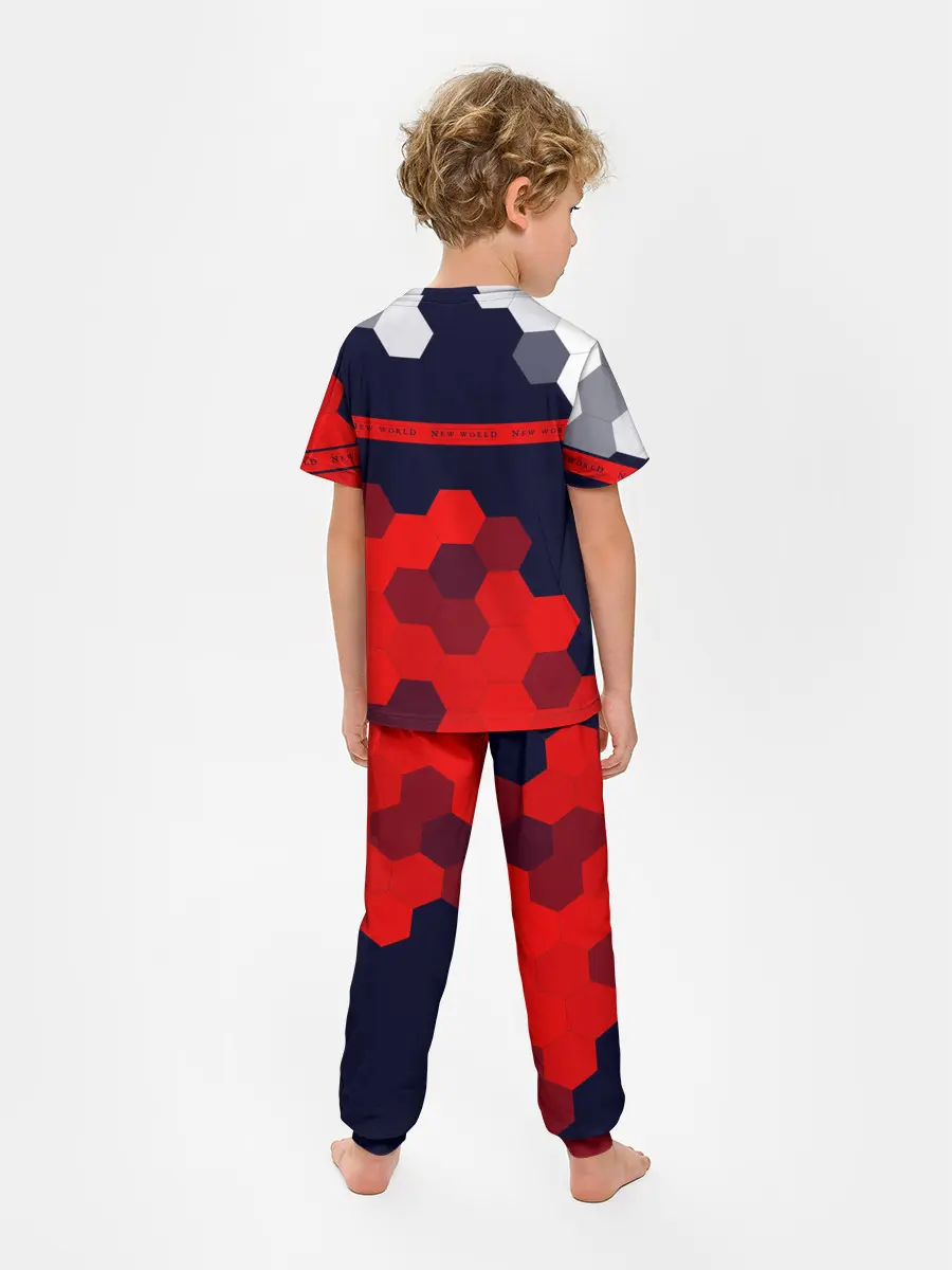 Детская пижама с брюками / New World - Соты