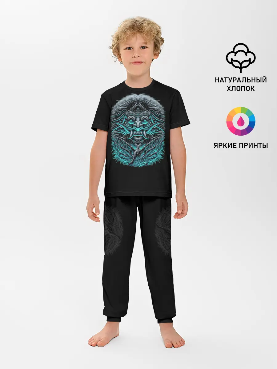 Детская пижама с брюками / Баба-Яга