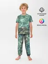 Детская пижама с брюками / Морская вода с камнями