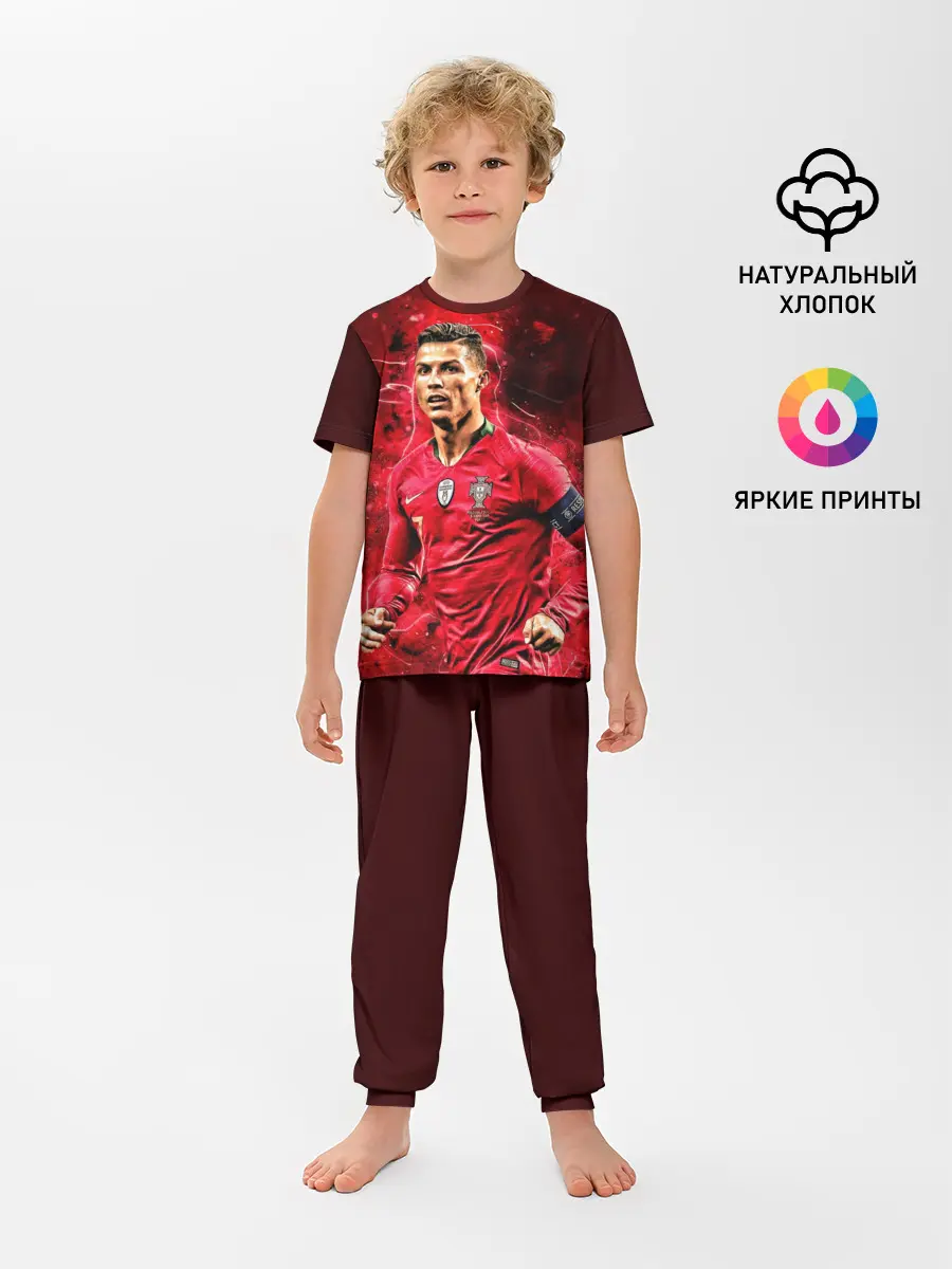 Детская пижама с брюками / Криштиану Роналду