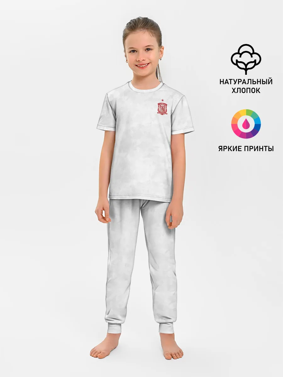 Детская пижама с брюками / форма сборной Испании