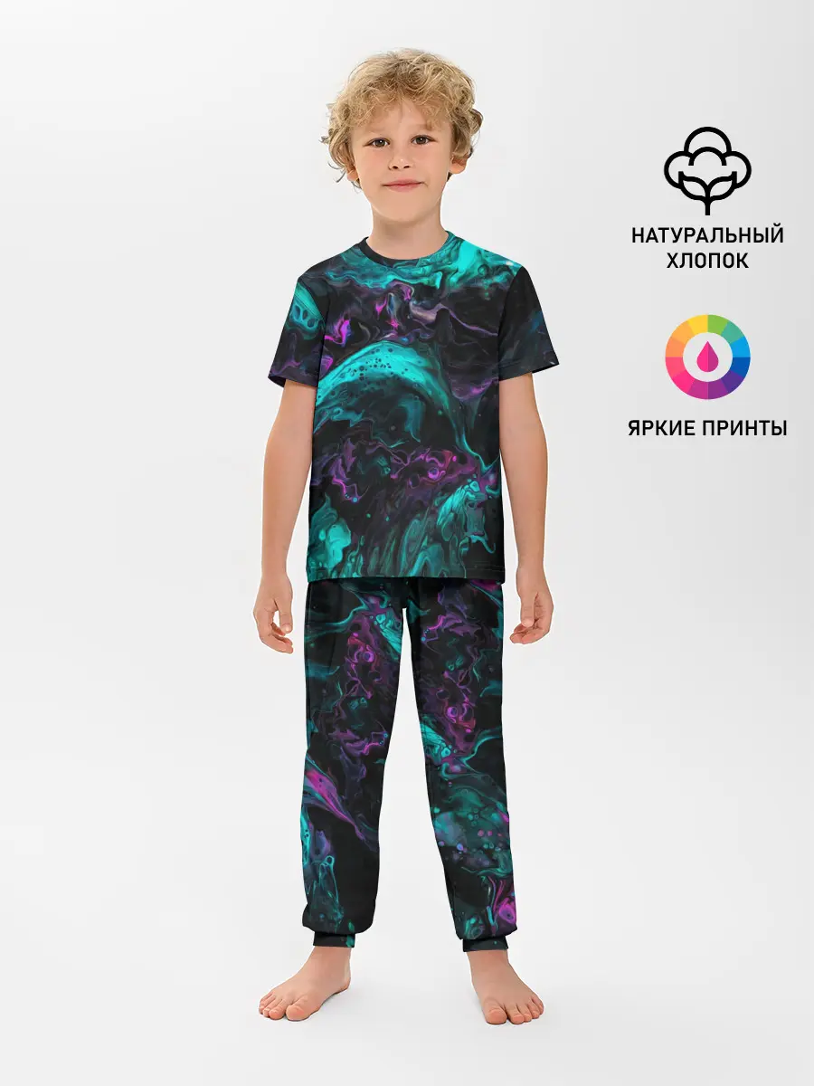 Детская пижама с брюками / ТЕКСТУРЫ