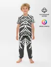 Детская пижама с брюками / Белая шкура тигра