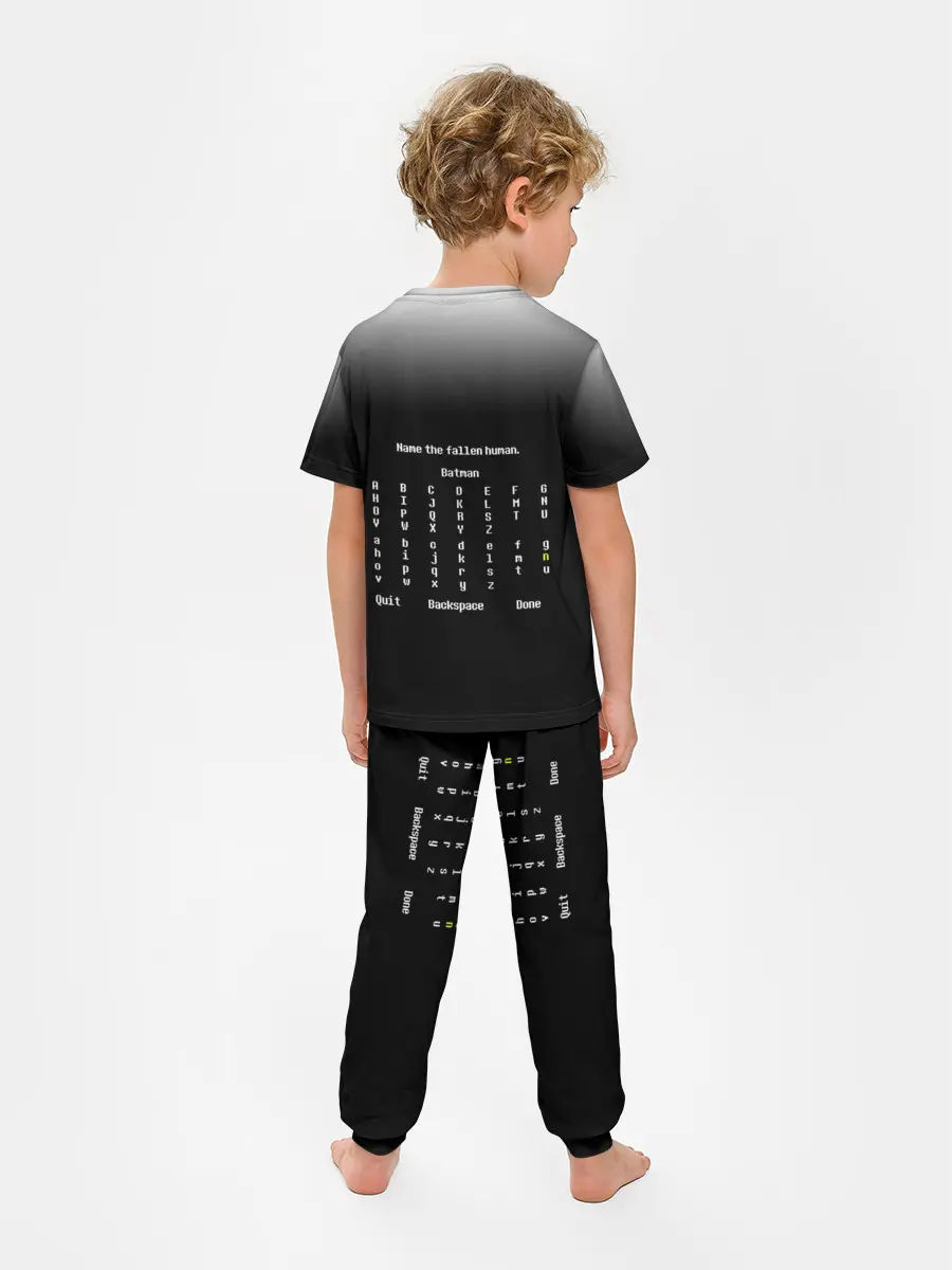 Детская пижама с брюками / Undertale STOP.
