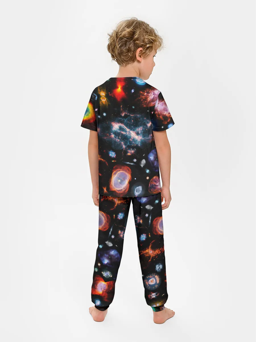 Детская пижама с брюками / КОСМОС