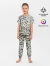 Детская пижама с брюками / dollars money