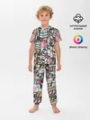 Детская пижама с брюками / Индейские перья