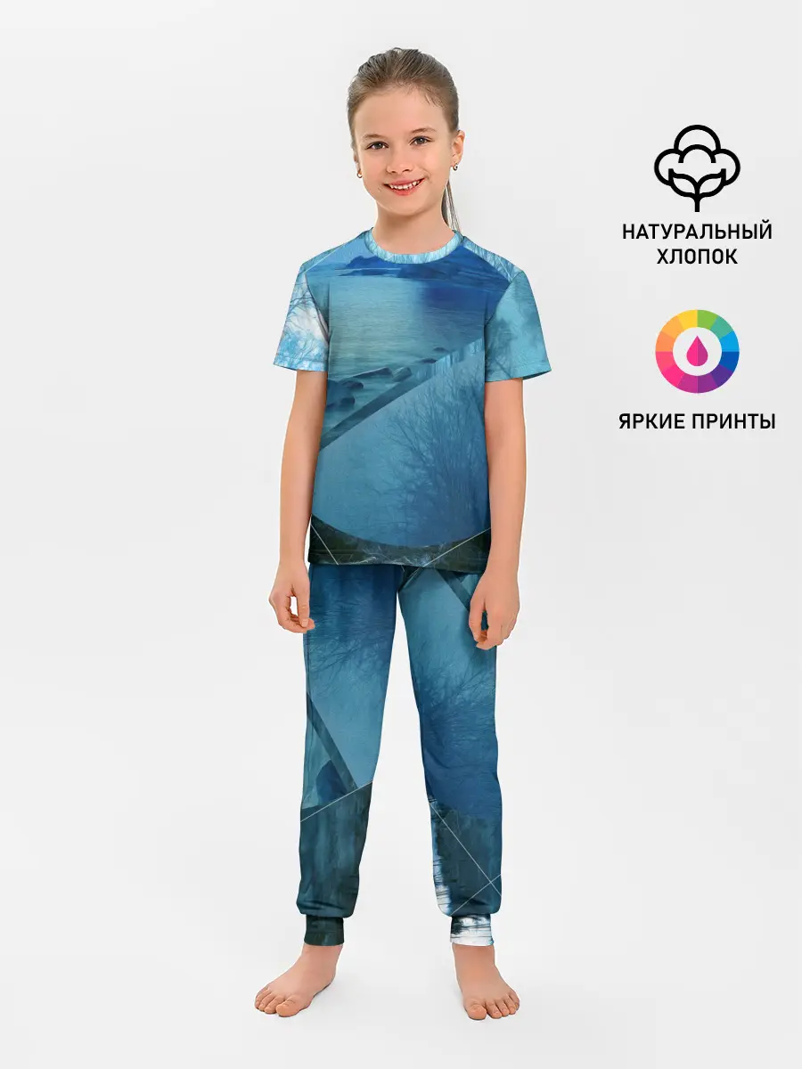 Детская пижама с брюками / ОЗЕРО