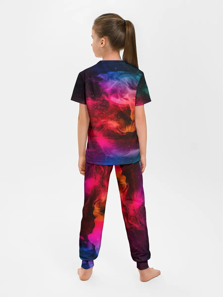 Детская пижама с брюками / ЦВЕТНОЙ ДЫМ