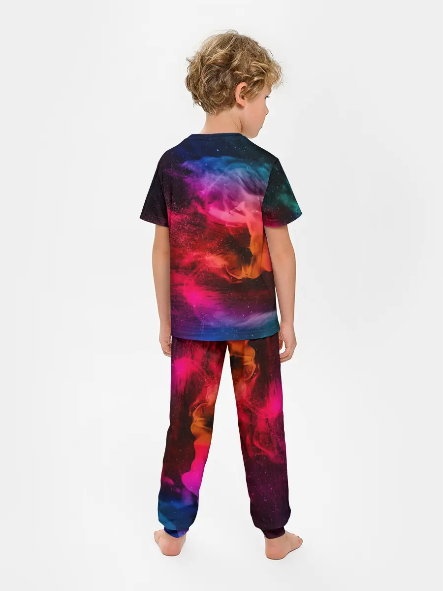 Детская пижама с брюками / ЦВЕТНОЙ ДЫМ