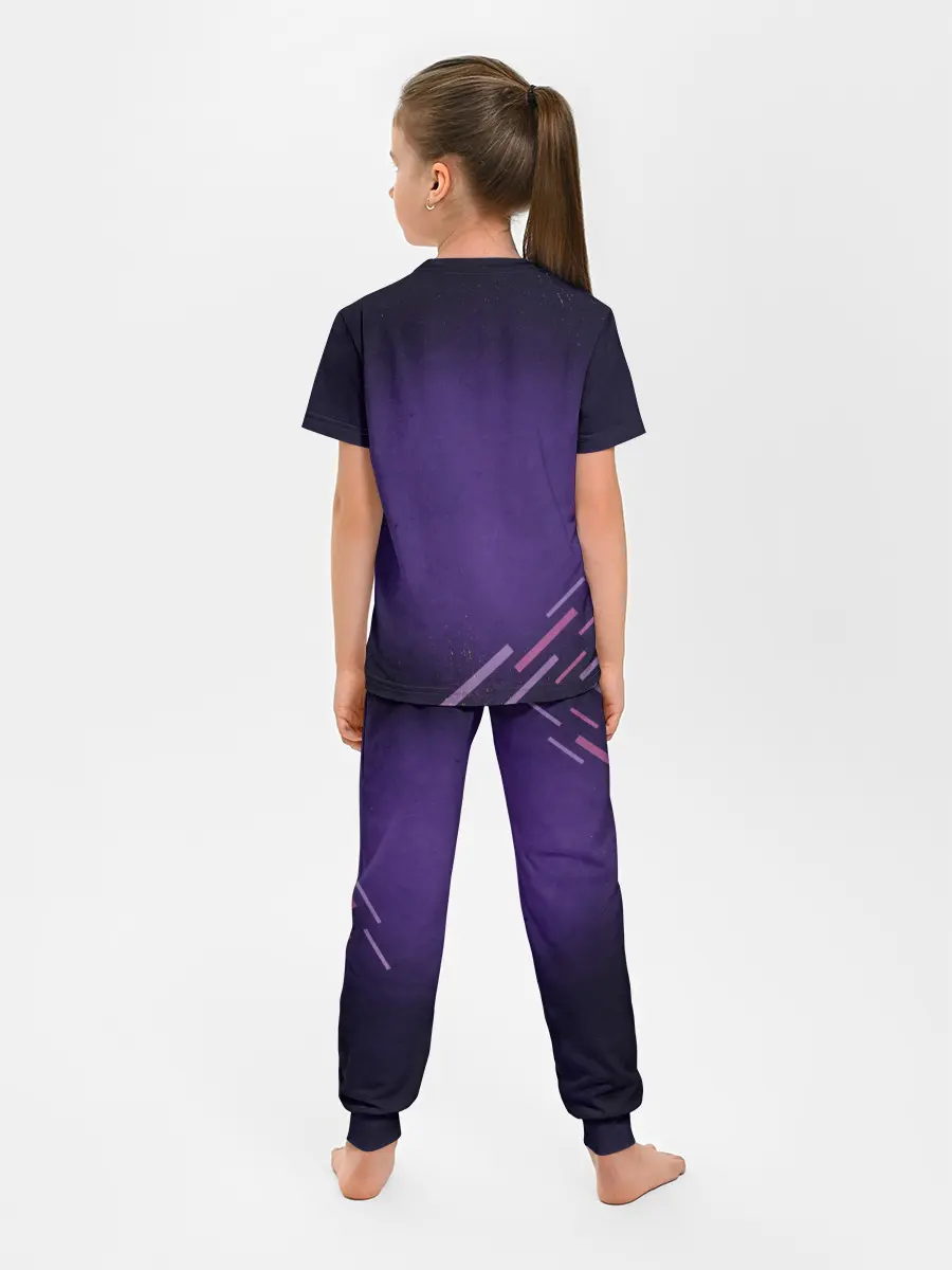 Детская пижама с брюками / Neon One Piece