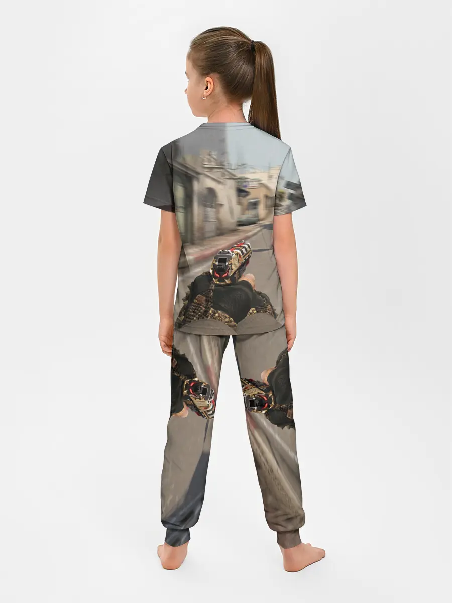 Детская пижама с брюками / CS:GO - Ominous Look | Зловещий взгляд