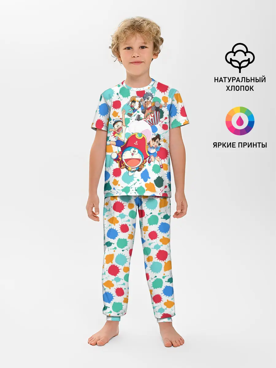 Детская пижама с брюками / Дораэмон и компания