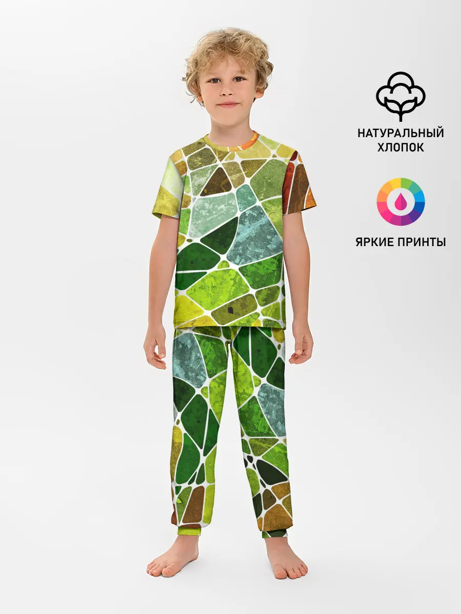 Детская пижама с брюками / Мозаика
