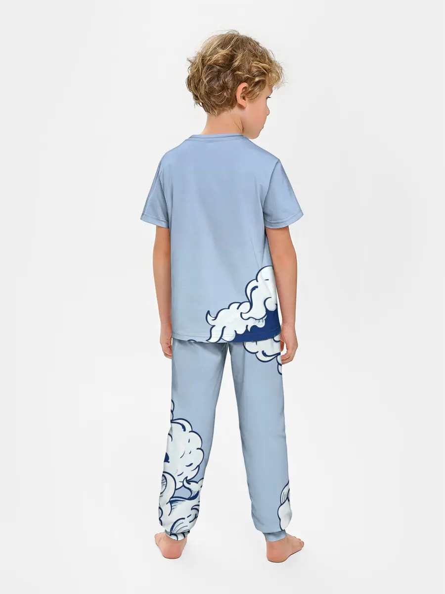 Детская пижама с брюками / Маски из Клинок, рассекающий демонов