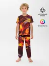 Детская пижама с брюками / ОГНЕННЫЙ ГРАНЖ | FIRE GRUNGE