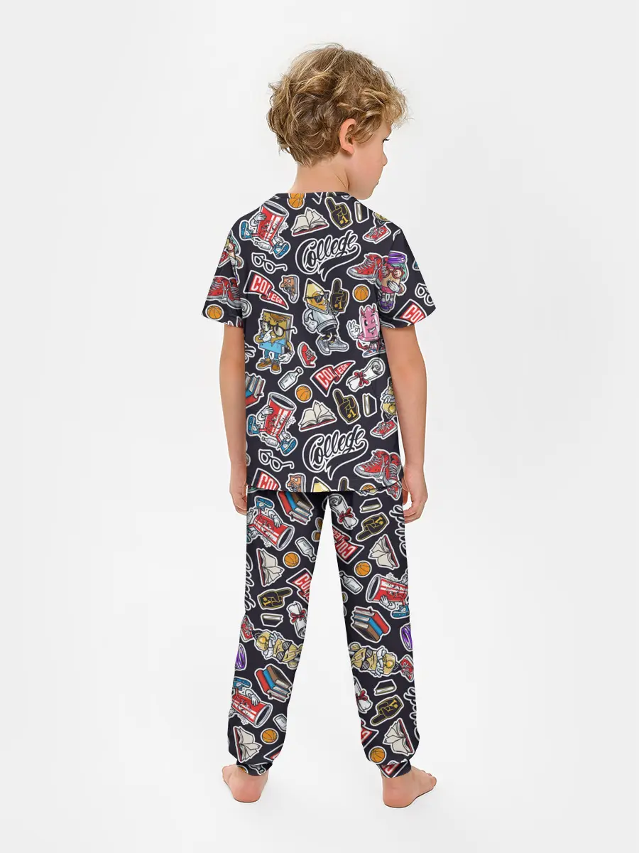 Детская пижама с брюками / Pop art